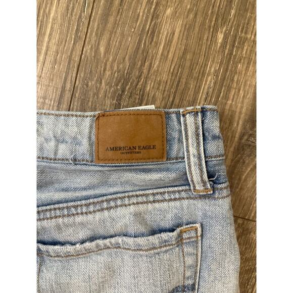 American Eagle Denim Skirt, Distressed, Size 0 - Picture 4 of 8